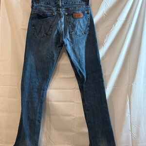Wrangler Men's Classic Blue Jeans retro slim fit
